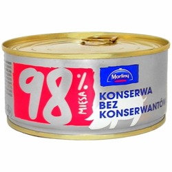 KONSERWA BEZ KONSERWANTÓW 300 G MORLINY