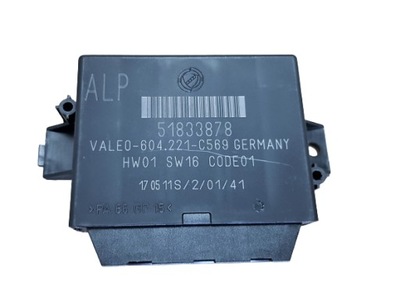 Fiat оригінальний номер модуль паркування pdc 51833878 фото №1