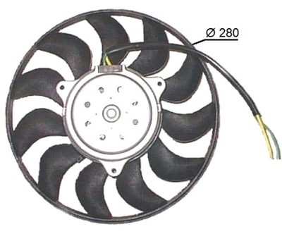 VENTILADOR CHLODZENIE DEL MOTOR 47616  