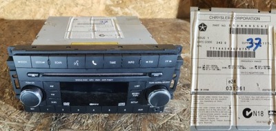 RADIO CD CHRYSLER DODGE JEEP 05064955AE GARANTÍA  