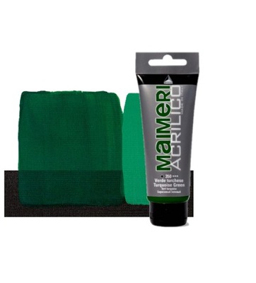 Farba akryl MAIMERI ACRYLICO 340 Dark permanent green 200ml