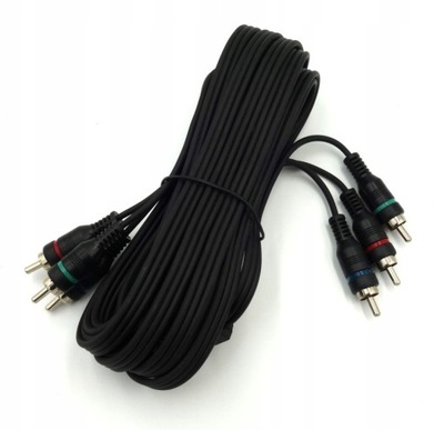 Kabel 3x RCA / 3x RCA wtyk-wtyk 5m marki VIVANCO cinch
