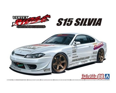 Aoshima 05838 1/24 TC#8 Vertex S15 Silvia '99 (Nissan)