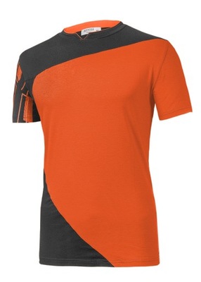 Koszulka Podkoszulek T-shirt Męski 27325 M pomarań