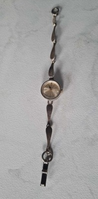 serbrny zegarek damski DUGENA 800