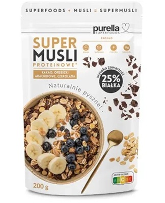 Purella Superfoods SuperMusli Proteinowe 200 g