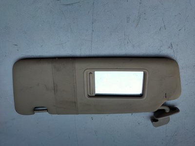 Защита солнечная солцезащитный козырёк левая audi a3 8p бежевая фото №1