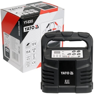 YATO RECTIFICADOR ELEKTRONICZNY 12V 15A 6-200AH  