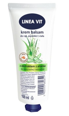 Krem do rąk i paznokci Linea VIT Aloe Vera 100ml