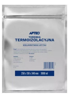 APTEO TOREBKA TERMOIZOLACYJNA 250x140x340MM 3000ML