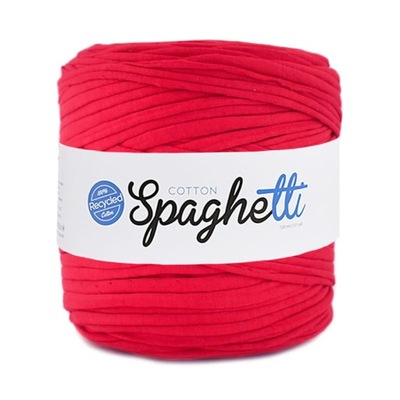 T-shirt Yarn Cotton Spaghetti / czerwień