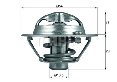 MAHLE TX 118 82D TERMOSTAT, MATERIAL DE REFRIGERACIÓN  