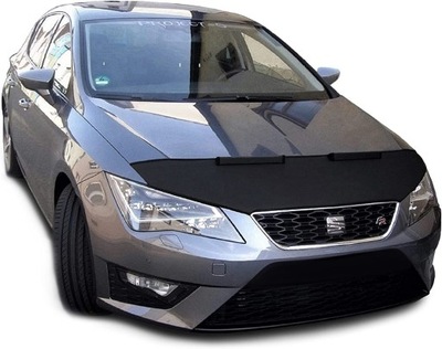 BRA DEFLECTOR DE CAPO CUERO AL CAPO SEAT LEON 3 3  