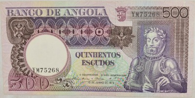 2.db.Angola, 500 Escudos 1973, P.107, St.1