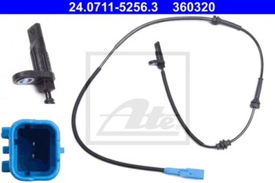 ДАТЧИК ABS ПЕРЕДНЯ CITROEN C3 09- 24.0711-5256.3 ATE