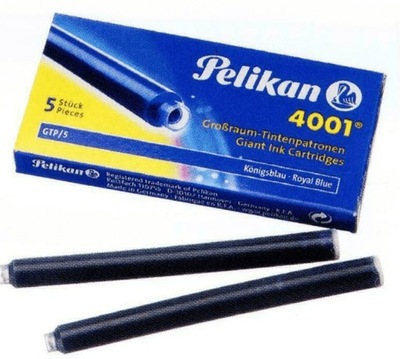 Naboje długie Pelikan 4001 GTP/5 Niebieskie