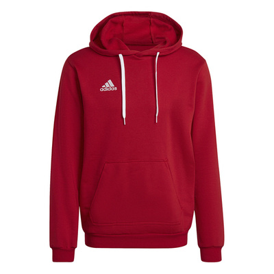 Adidas czerwona bluza męska z kapturem XXL