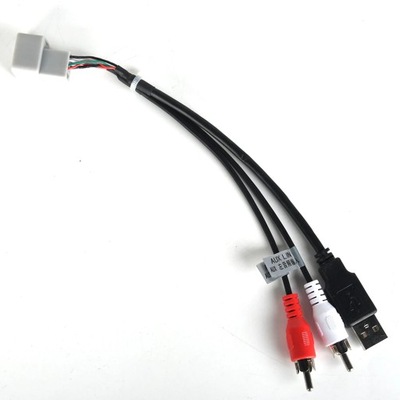 DASAITA PJAUX08 СОЕДИНИТЕЛЬ ГОФРА АДАПТЕРА USB AUX ДЛЯ NISSAN QASHQAI J10 J11 2~27203