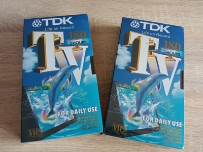 TDK E-180 TVED nowa kaseta VHS