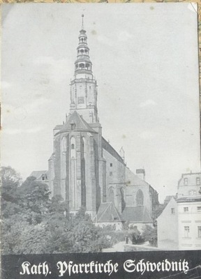 ŚWIDNICA Kath. Pfarrkirche Schwidnitz folder 1940