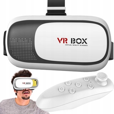 Okulary GOGLE VR BOX 3D i PILOT BLUETOOTH