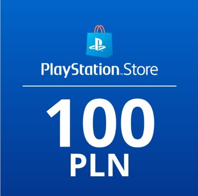 PLAYSTATION NETWORK 100 PLN ZŁ PSN KOD DOŁADOWANIE PORTFELA PS4 PS5