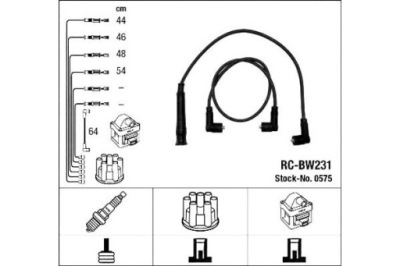 Набор трубопровод зажигания bmw 3 e21 3 e30 5 фото №1