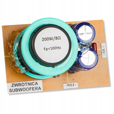ZWROTNICA GŁOŚNIKOWA SUBWOOFER 8 Ohm 12 dB 200W