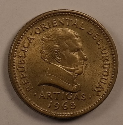 Urugwaj 1 peso 1965 UNC