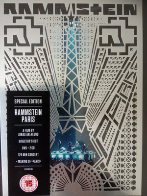 RAMMSTEIN , paris , dvd + 2 cd ,special edition w folii