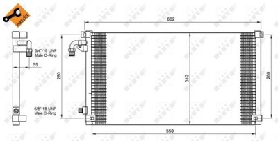 RADUADOR DE ACONDICIONADOR NRF 35103  