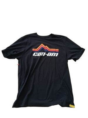 Koszulka T-shirt Can Am Czarna (Rozmiar:XL)