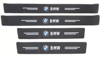 BMW BRIDAS PEGATINAS PELÍCULA DE PROTECCIÓN AL UMBRALES 4 PIEZAS  