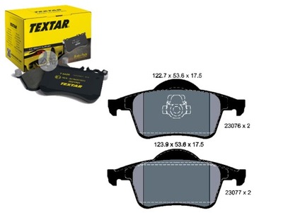 Тормозные колодки тормозные volvo задняя s60 s80 textar фото №1