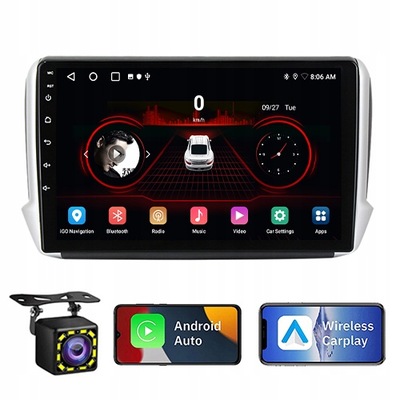 PEUGEOT 208 2008 2012-2019 RADIO ANDROID GPS 32GB  