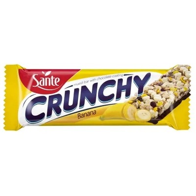 Sante baton crunchy banan w czekoladzie 25x40g