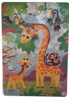 Puzzle ramkowe Dodo Żyrafa 21 elementów