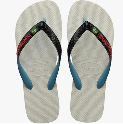 Havaianas klapki japonki damskie BRASIL LOGO rozmiar 47-48