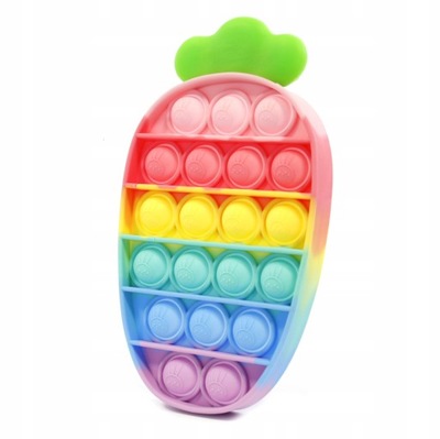 PUSH BUBBLE POP IT Marchewka ZABAWKA ANTYSTRESOWA
