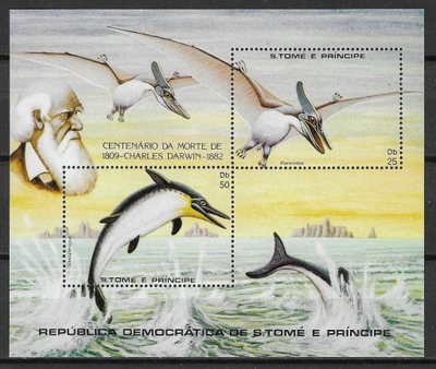 dinozaury - Sao Tome E principe bl 98