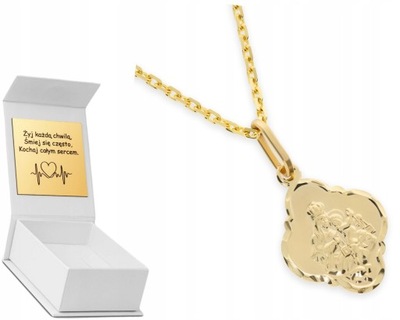 ZŁOTY MEDALIK SZKAPLERZ 585