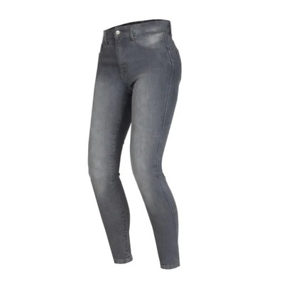 DAMSKIE JEANSY MOTORCYCLE OZONE STRIKER LADY SLIM WASHED GREY W30L30  