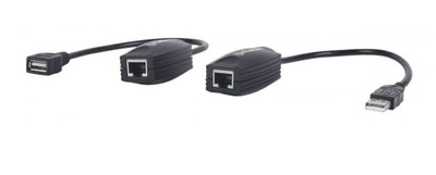 Przedłużacz Extender USB do 60 m po Kablu UTP RJ45