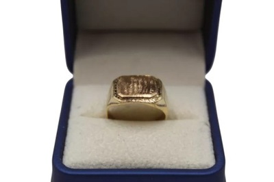 PIĘKNY ZŁOTY SYGNET MĘSKI P585 W10,55G R15