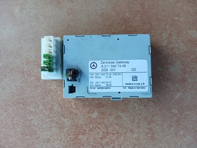 Модуль замка mercedes w211 a2115407445 фото №1