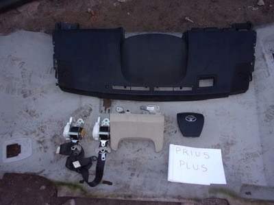 Toyota prius plus + приборная панель консоль подушка безопасности ремни фото №1