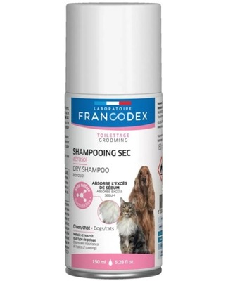 Francodex Szampon suchy dla psów i kotów 150ml