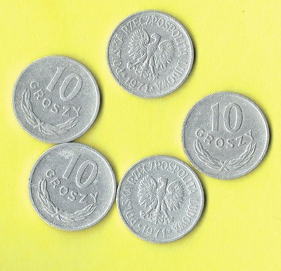 POLSKA 10 groszy 1971 r.