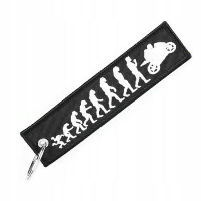 BRELOK DO KLUCZY EWOLUCJA MOTOCYKL - ZAWIESZKA DO KLUCZY