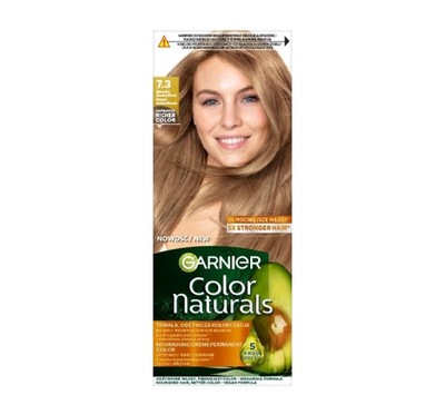 GARNIER COLOR NATURALS TRWAŁA FARBA DO WŁOSÓW 7.3